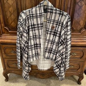 Bobeau drape cardigan